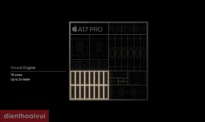 15 Pro Max của Apple được trang bị con chip A17 Bionic