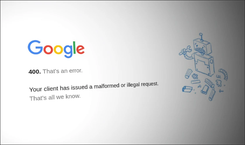 YouTube bị lỗi 400 l&agrave; lỗi g&igrave;?
