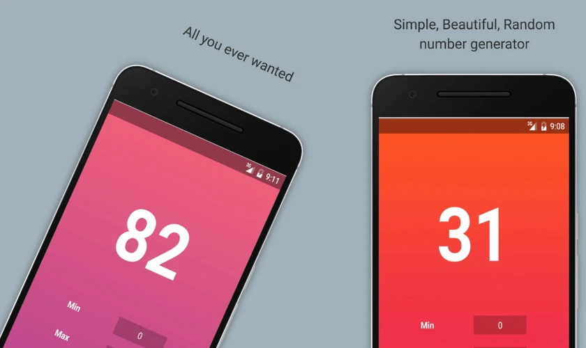 Pretty Random - App tạo vòng quay số may mắn