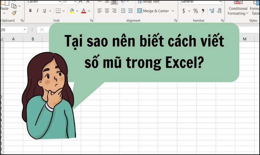 Lợi ích khi biết cách viết số mũ trong Excel bằng phím tắt