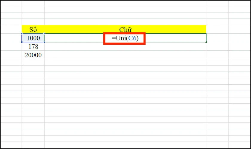 Sử dụng hàm chuyển đổi số sang chữ trong Excel