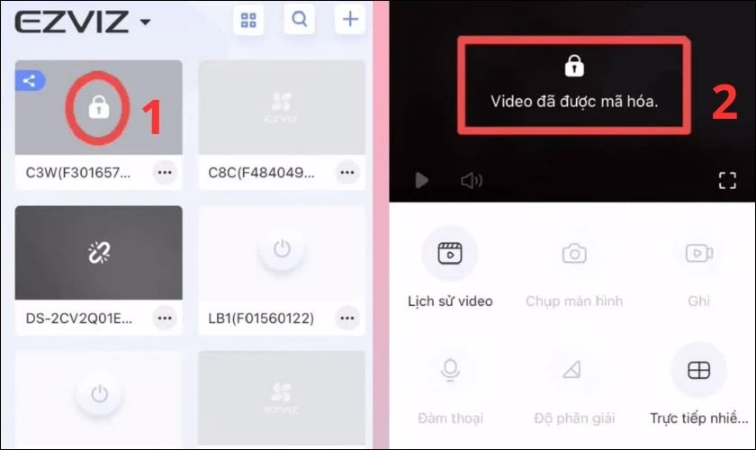 Chia sẻ quyền truy cập camera Ezviz với nhiều điện thoại kh&aacute;c