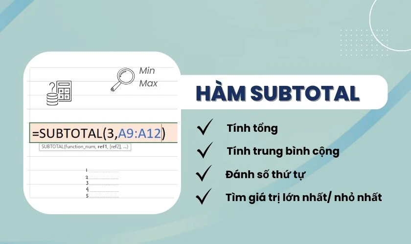 Hàm SUBTODAY trong Excel là gì?