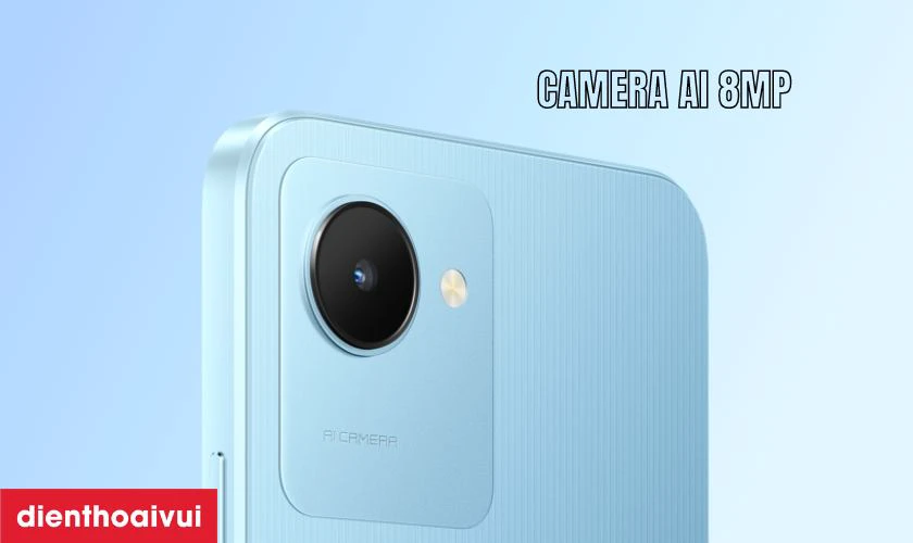 Camera 8MP chụp ảnh x&oacute;a ph&ocirc;ng 