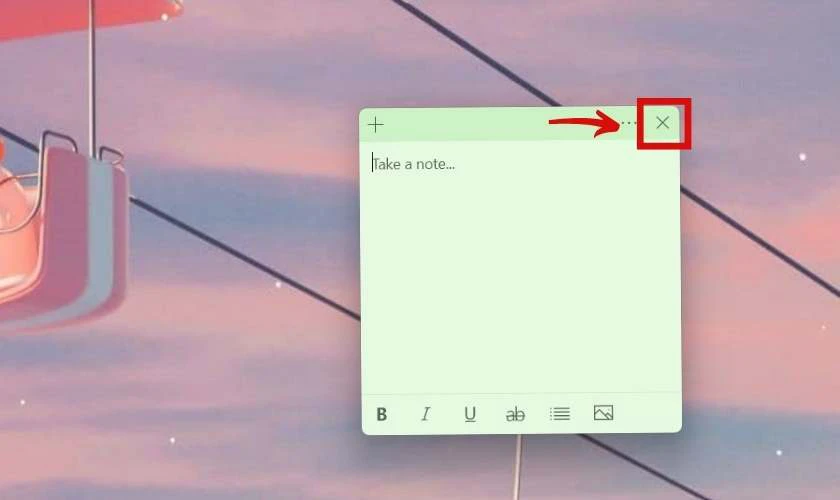 Phần mềm ghi ch&uacute; tr&ecirc;n m&aacute;y t&iacute;nh (Sticky Notes)