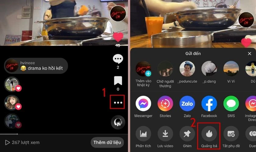 C&aacute;ch chạy quảng c&aacute;o TikTok bằng xu tr&ecirc;n điện thoại