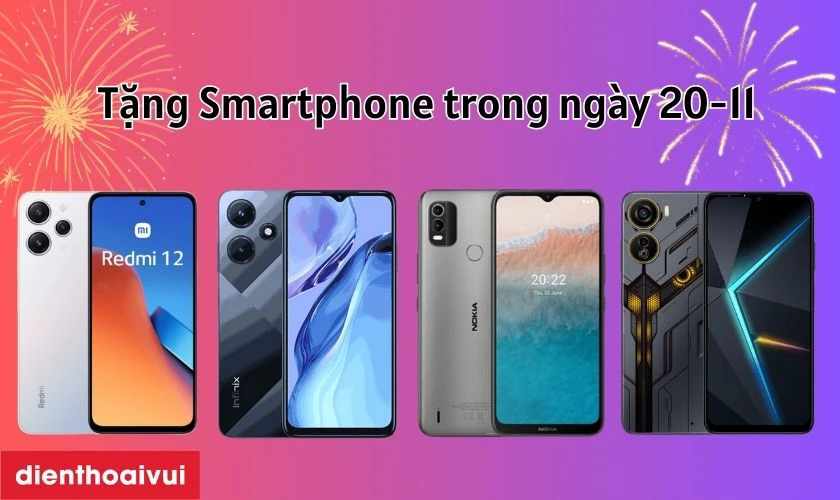 Smartphone - m&oacute;n qu&agrave; độc đ&aacute;o n&ecirc;n mua ng&agrave;y khuyến m&atilde;i 20/11&nbsp;