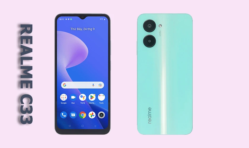 Realme C33 - Điện thoại pin trâu cho học sinh cấp 2