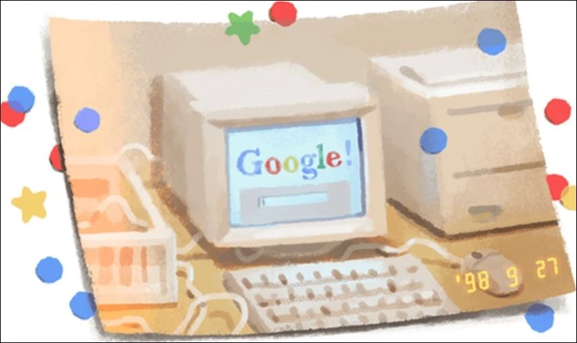 H&igrave;nh ảnh kỷ niệm sinh nhật của Google 