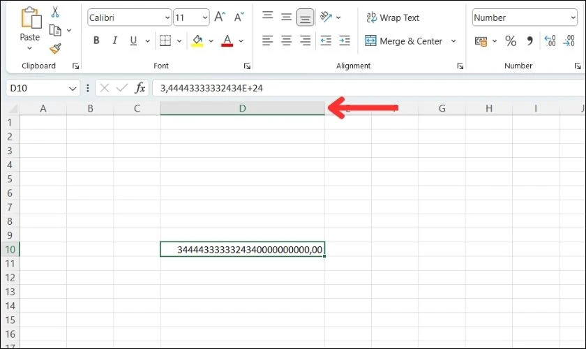 Kéo rộng ô có chứa nội dung truóc khi sửa lỗi #### trong Excel