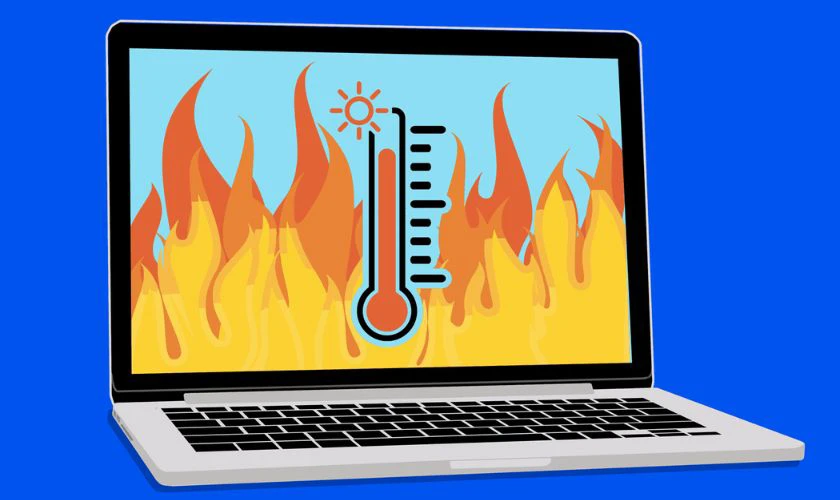 Để &yacute; nhiệt độ laptop