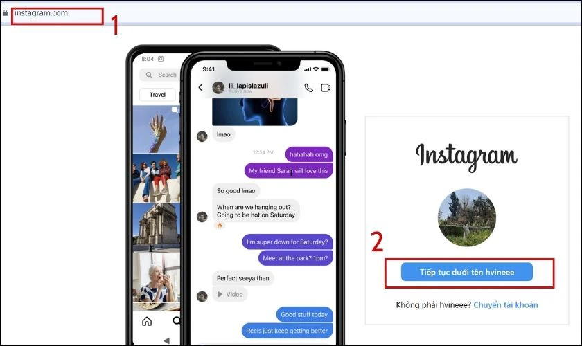 C&aacute;ch li&ecirc;n kết Instagram với Facebook tr&ecirc;n m&aacute;y t&iacute;nh đơn giản