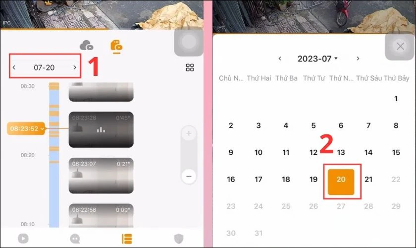 3 bước đơn giản tr&ecirc;n l&agrave; bạn đ&atilde; c&oacute; thể xem c&aacute;c đoạn ghi h&igrave;nh bằng Camera IMOU rồi đấy