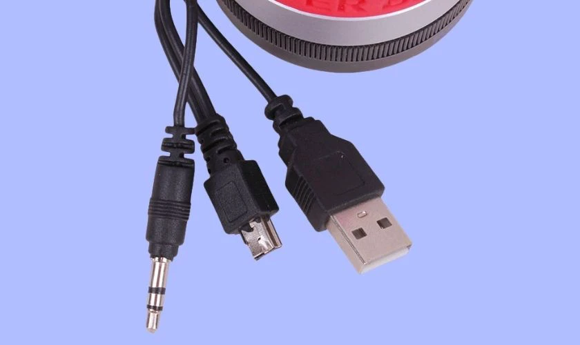 C&aacute;ch sạc loa Bluetooth l&agrave; sử dụng d&acirc;y sạc ch&iacute;nh h&atilde;ng