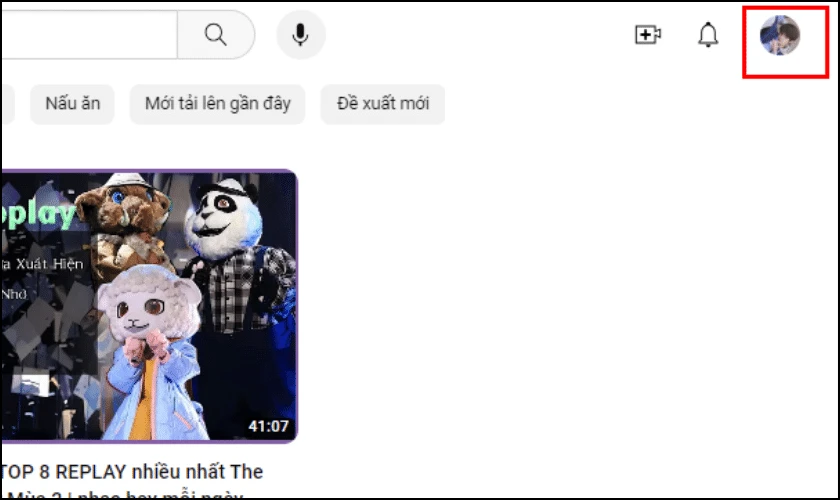 Đăng xuất v&agrave; đăng nhập lại t&agrave;i khoản Google tr&ecirc;n YouTube lỗi 400