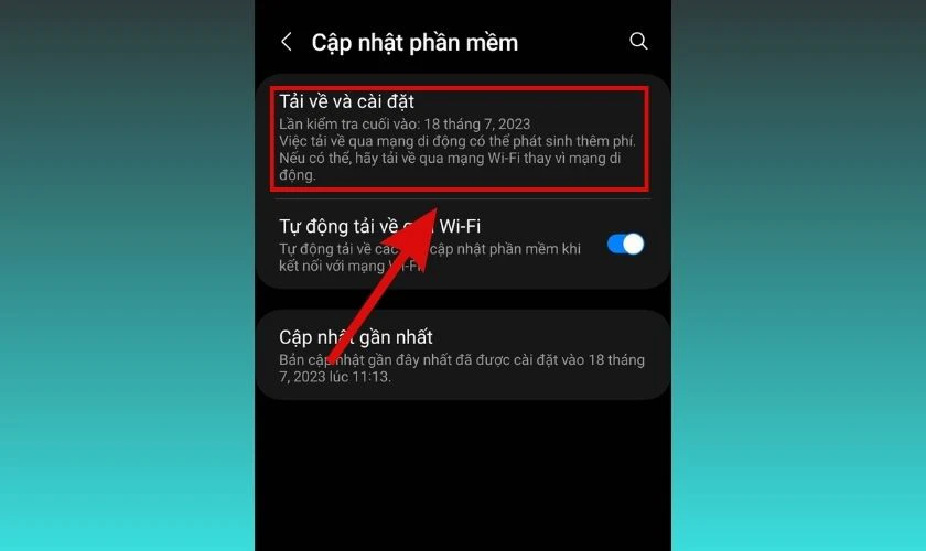 Nhấn chọn Tải về v&agrave; c&agrave;i đặt