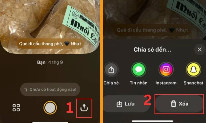 Cách xóa ảnh trên Locket Widget iPhone, Android