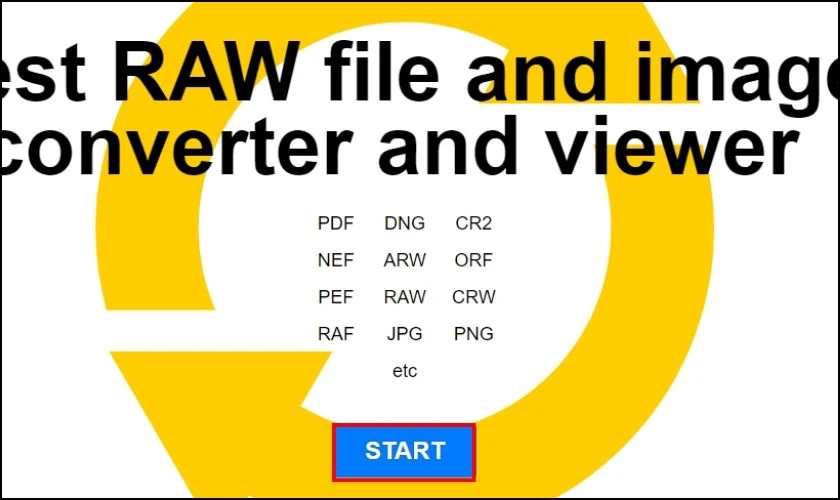 Cách làm nét ảnh online free trên Raw.pics.io