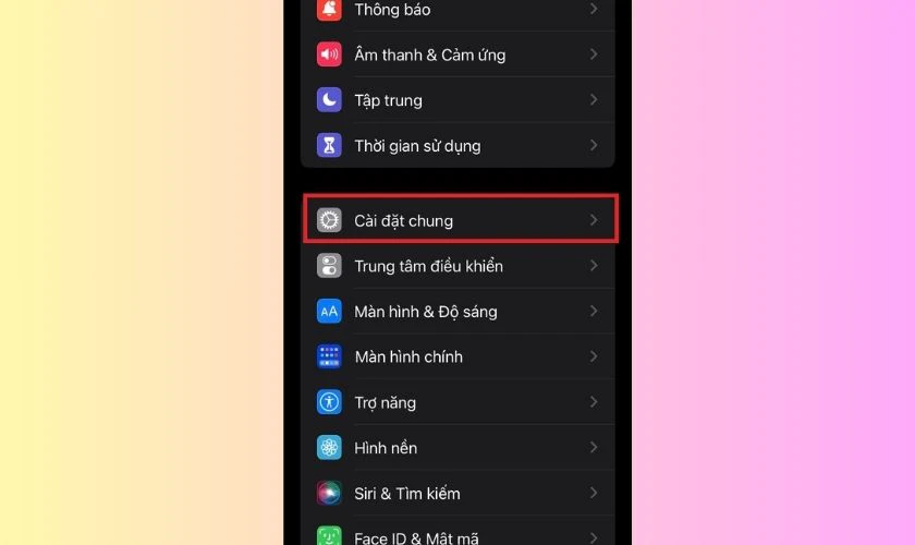 Cập nhật iOS 17 ch&iacute;nh thức từ C&agrave;i đặt 