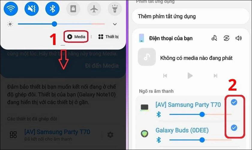 Bạn t&iacute;ch chọn 2 loa muốn gh&eacute;p đ&ocirc;i