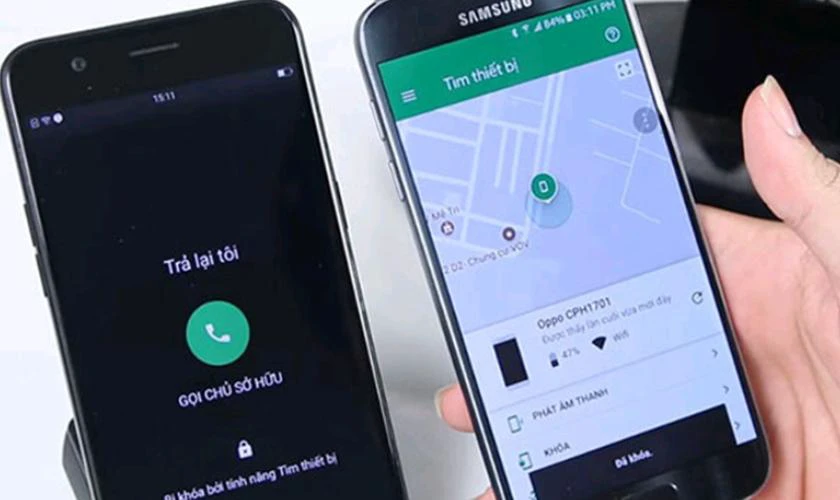 Cách cài định vị giữa 2 điện thoại