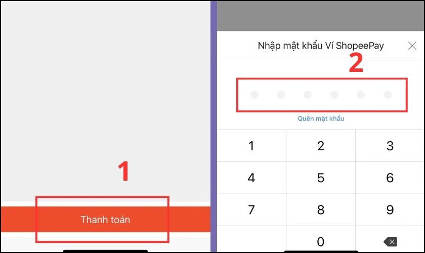 Kiểm tra kỹ lại th&ocirc;ng tin rồi nhấn v&agrave;o n&uacute;t Thanh to&aacute;n
