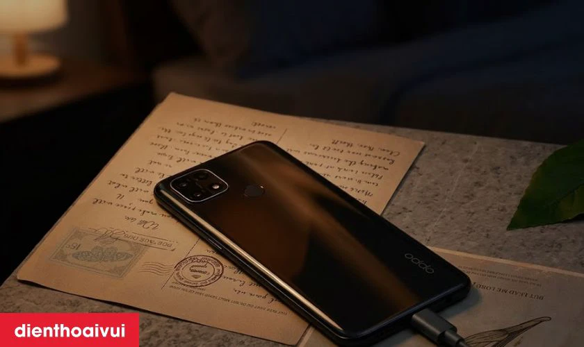sạc pin oppo a15 qua đ&ecirc;m