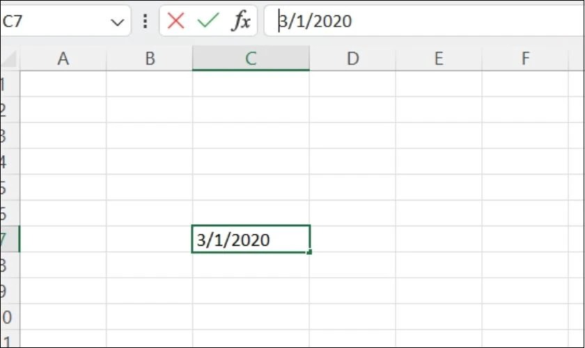 Khắc phục lỗi #### trong Excel do định dạng ngày có giá trị âm