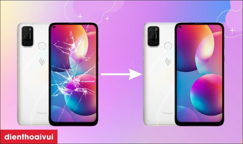 Biểu hiện nhận biết khi n&agrave;o cần thay m&agrave;n h&igrave;nh Vsmart Live 4