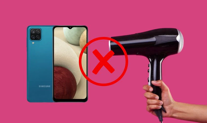 Những cách không nên làm khi sửa điện thoại Samsung bị vô nước