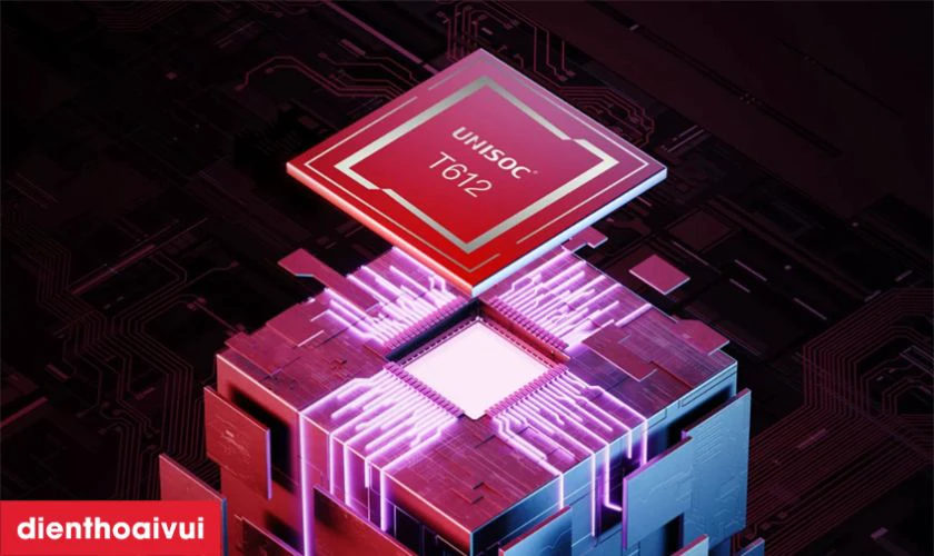 Hiệu năng ổn định mượt mà với chip Unisoc T612