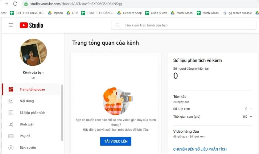 C&aacute;ch đăng video tr&ecirc;n YouTube Shorts tr&ecirc;n m&aacute;y t&iacute;nh