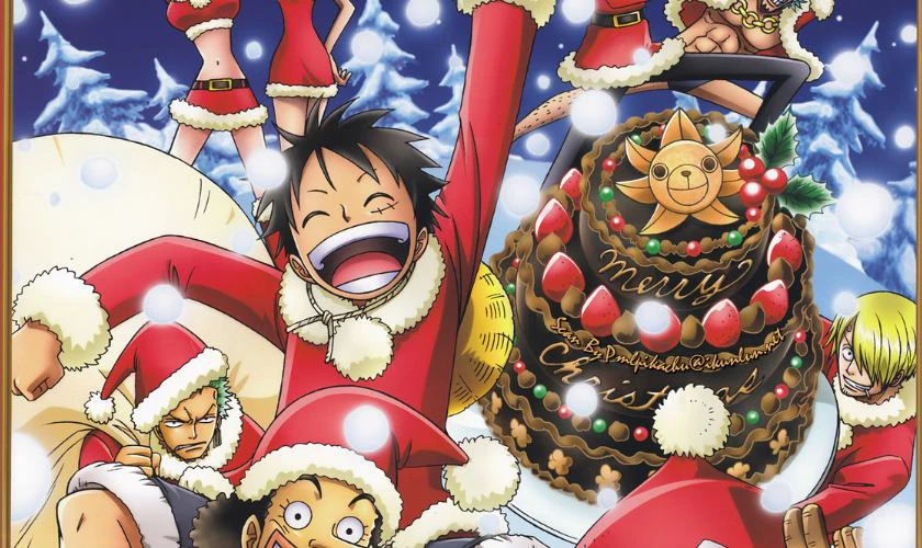 Ph&ocirc;ng nền gi&aacute;ng sinh Anime One Piece đẹp