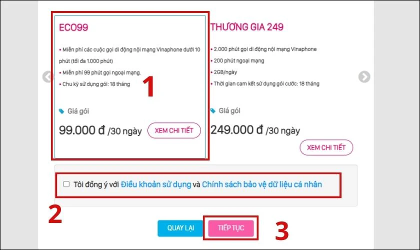 Chọn g&oacute;i cước ph&ugrave; hợp