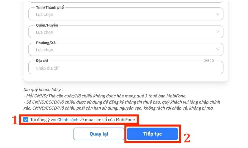 T&iacute;ch v&agrave;o &ocirc; Đồng &yacute; với ch&iacute;nh s&aacute;ch mua h&agrave;ng của MobiFone