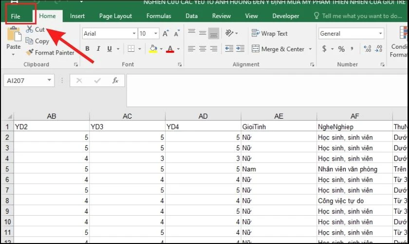 Cách chèn chữ ký điện tử ẩn vào file Excel