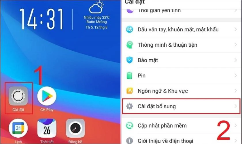 C&aacute;ch đổi m&agrave;u chữ tr&ecirc;n điện thoại Oppo