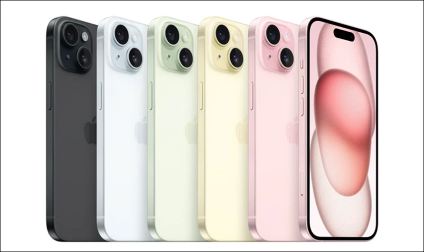 M&agrave;u của iPhone 15, 15 Plus
