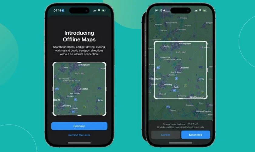 iOS 17 c&oacute; g&igrave; mới - Bản đồ ngoại tuyến