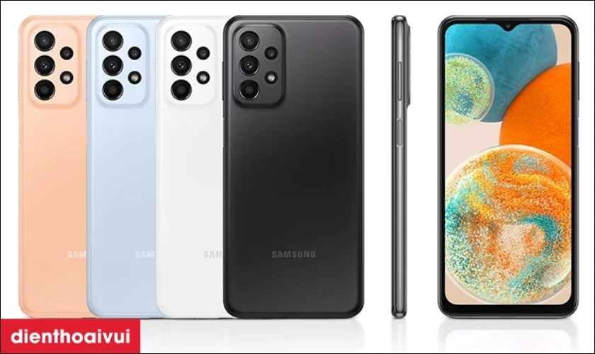 Điện thoại Samsung Galaxy A23 đ&aacute;ng mua khi giảm gi&aacute; khủng
