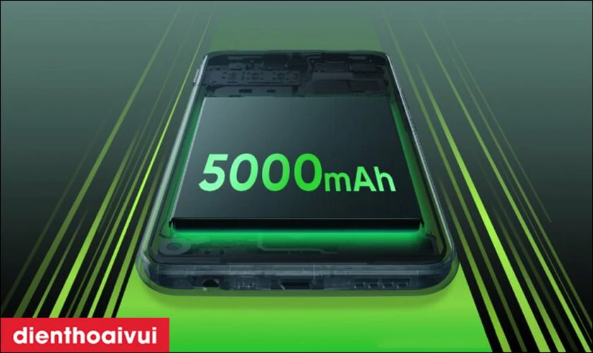 Pin siêu khủng lên đến 5000mAh
