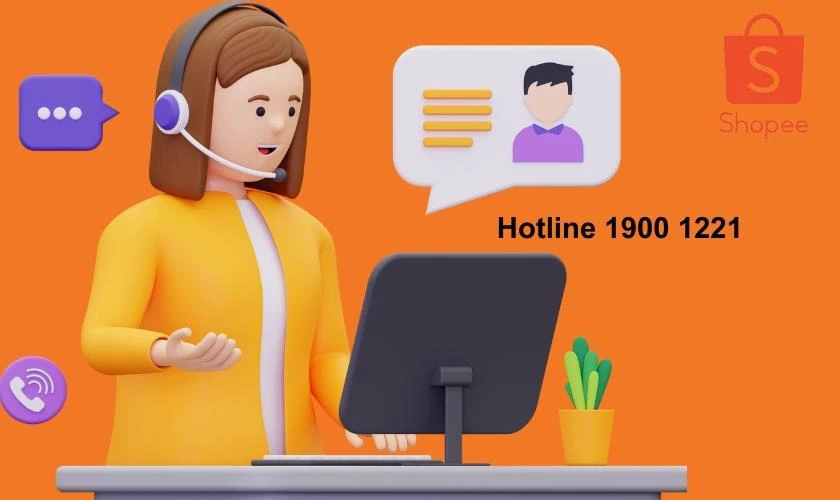 Gọi cho Tổng đài Shopee để mở khóa lỗi F02