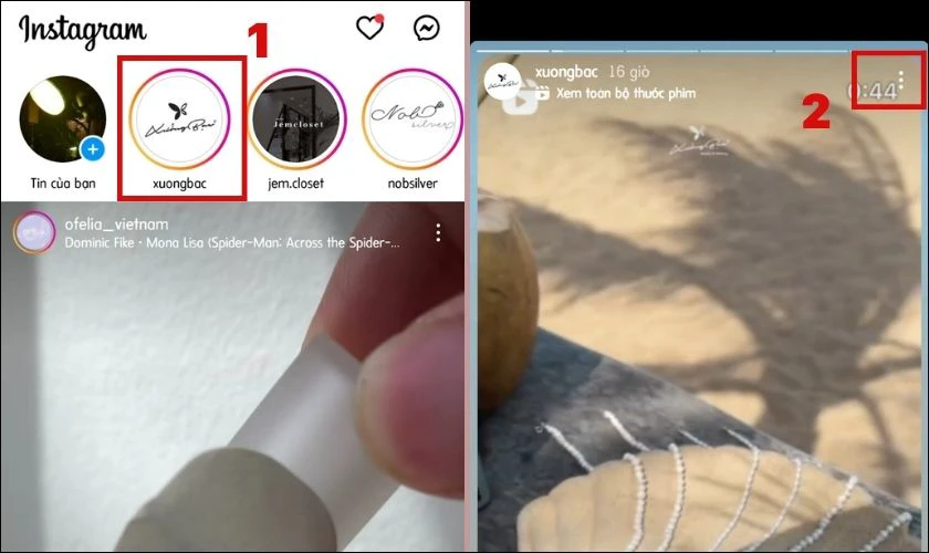 C&aacute;ch ẩn story của người kh&aacute;c tr&ecirc;n Instagram