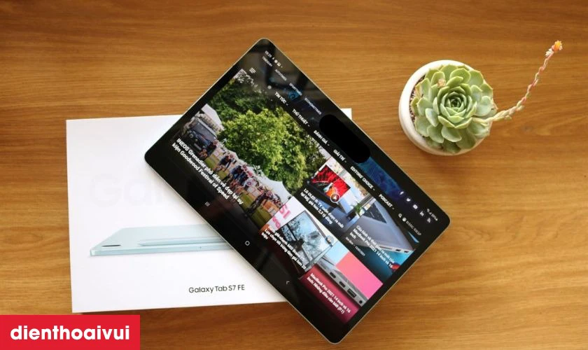 Th&ocirc;ng tin cần biết về Samsung Galaxy Tab S7 FE (WiFi) - Cũ đẹp