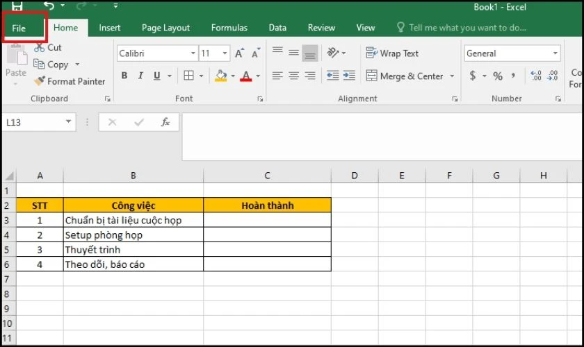 Cách tạo ô vuông đánh dấu tích trong Excel