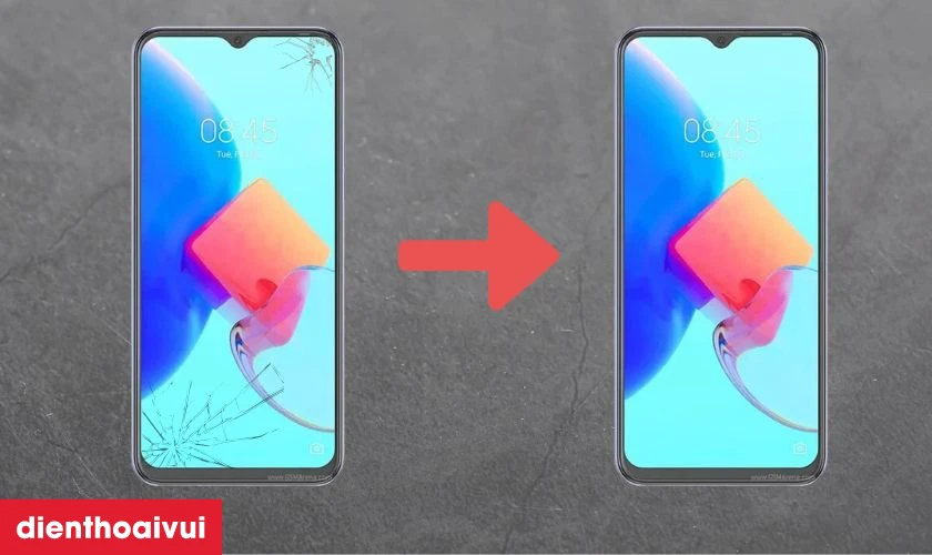 Thay &eacute;p k&iacute;nh Tecno Pova NEO