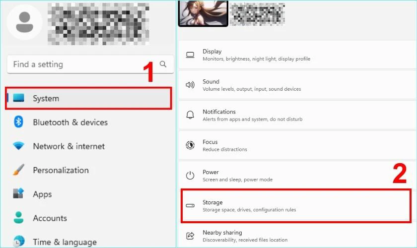 C&aacute;ch khắc phục ổ đĩa C bị đầy tr&ecirc;n Win 11 bằng Cleanup Recommendations