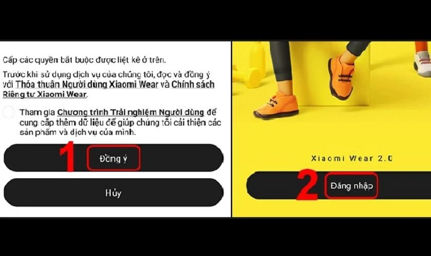 Nhấn chọn &ocirc; Đồng &yacute; v&agrave; Đăng nhập để tạo t&agrave;i khoả