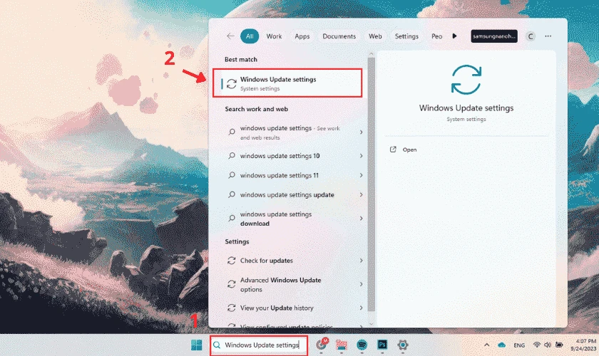 Kiểm tra v&agrave; cập nhật phi&ecirc;n bản Windows mới nhất&nbsp;khi bị lỗi 0x0000011b