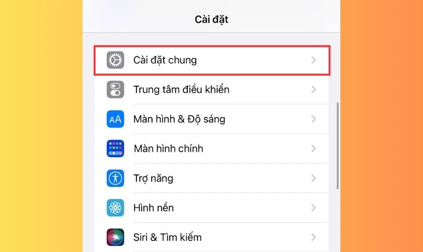 Cập nhật iOS nếu iPhone kh&ocirc;ng hiện điểm truy cập c&aacute; nh&acirc;n